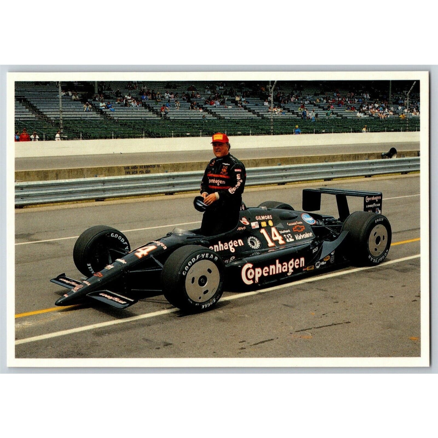 c1990 Indy 500 - A. J. Foyt 34th Race - Motor Speedway NOS 4" x 5 3/4" Postcard
