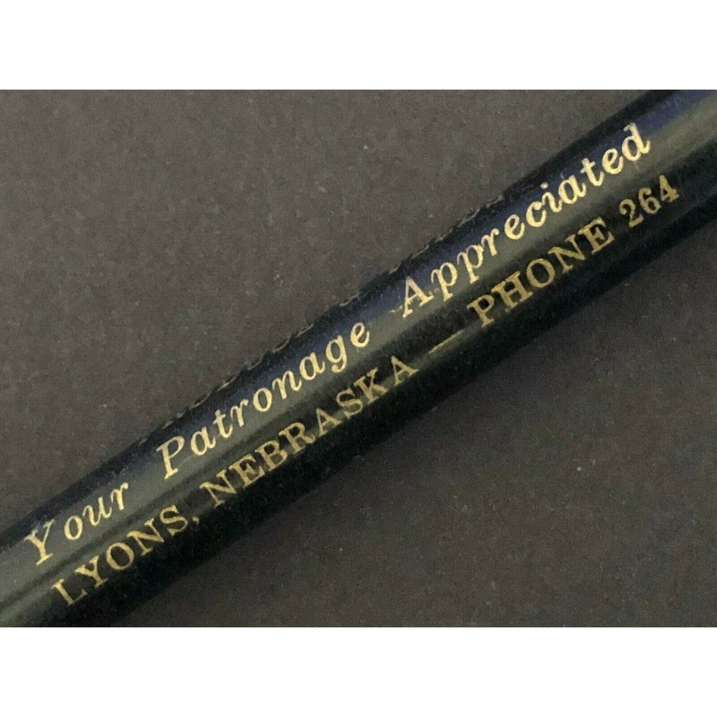 c1940's-50's Peterson Produce / Feeds Lyons, NE Mechanical Advertising Pencil