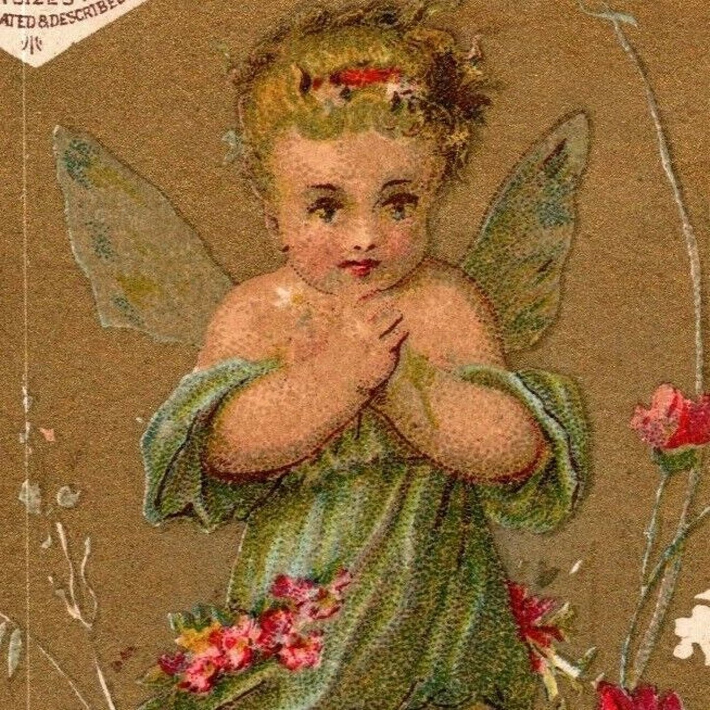 Victorian Trade Card John Wanamaker Demorest Patterns - Philadelphia -- Fairy?
