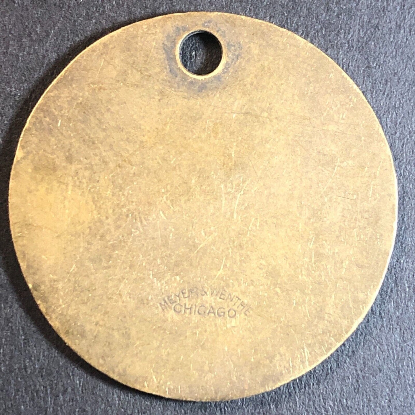 Anaconda Copper Mining Co. Bonner, MT Saw Mill Brass Tool Check Tag 32.5mm #435
