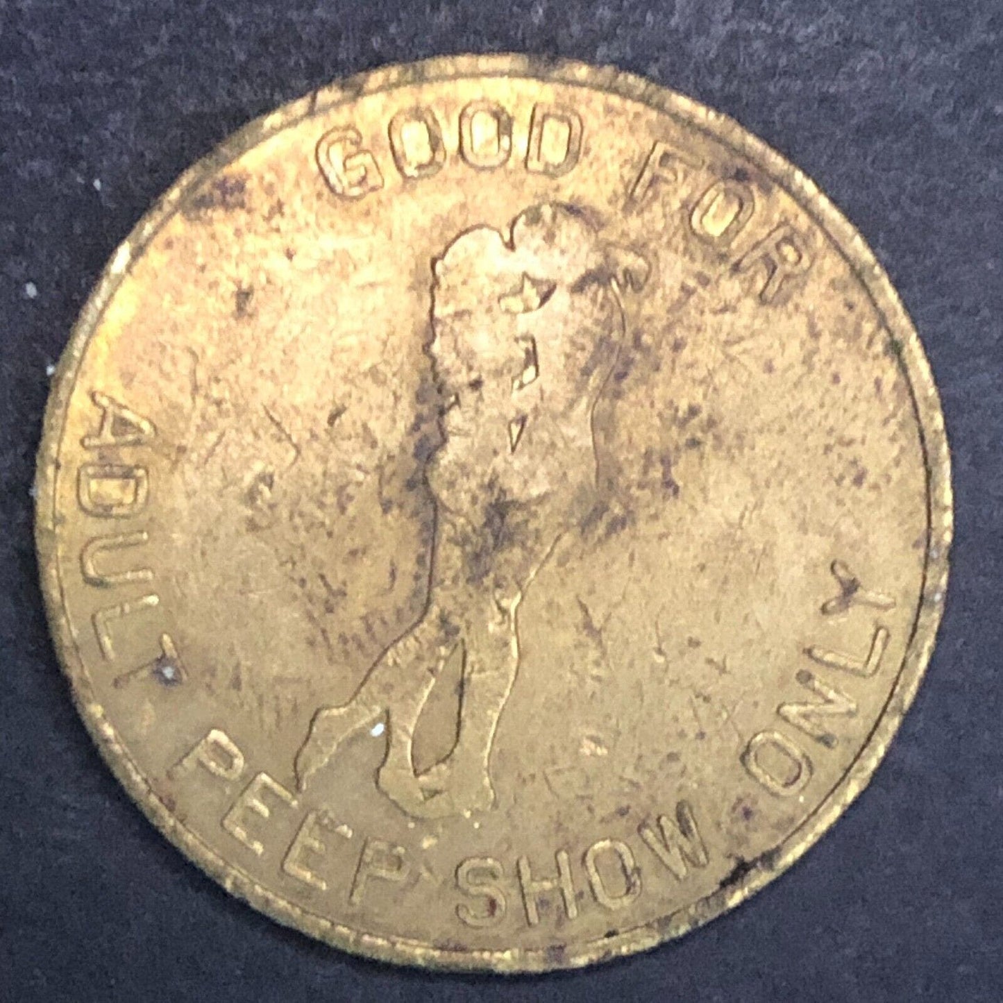 Ellwest Stereo Theatres & Jolar Cinemas Adult Peep Show Brass Token 25mm