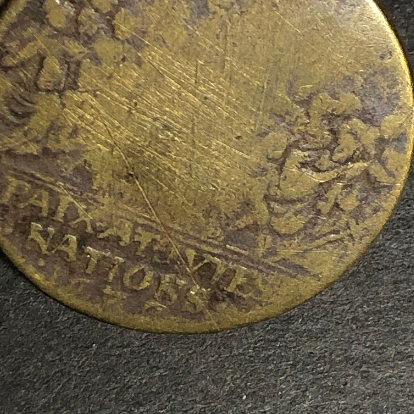 24.5mm Louis XIV Counter - Ben Fauver Coll.