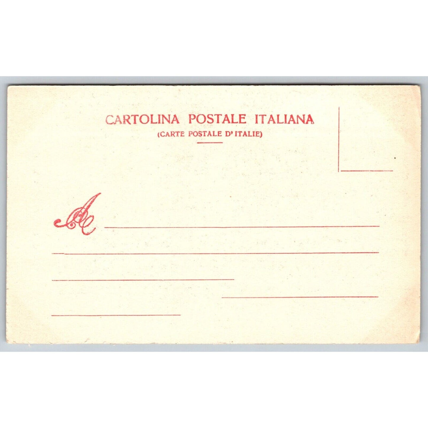 Italian Postcard "On the Road to Amalfi" Person Has Fallen 1901-1907 NP VGC