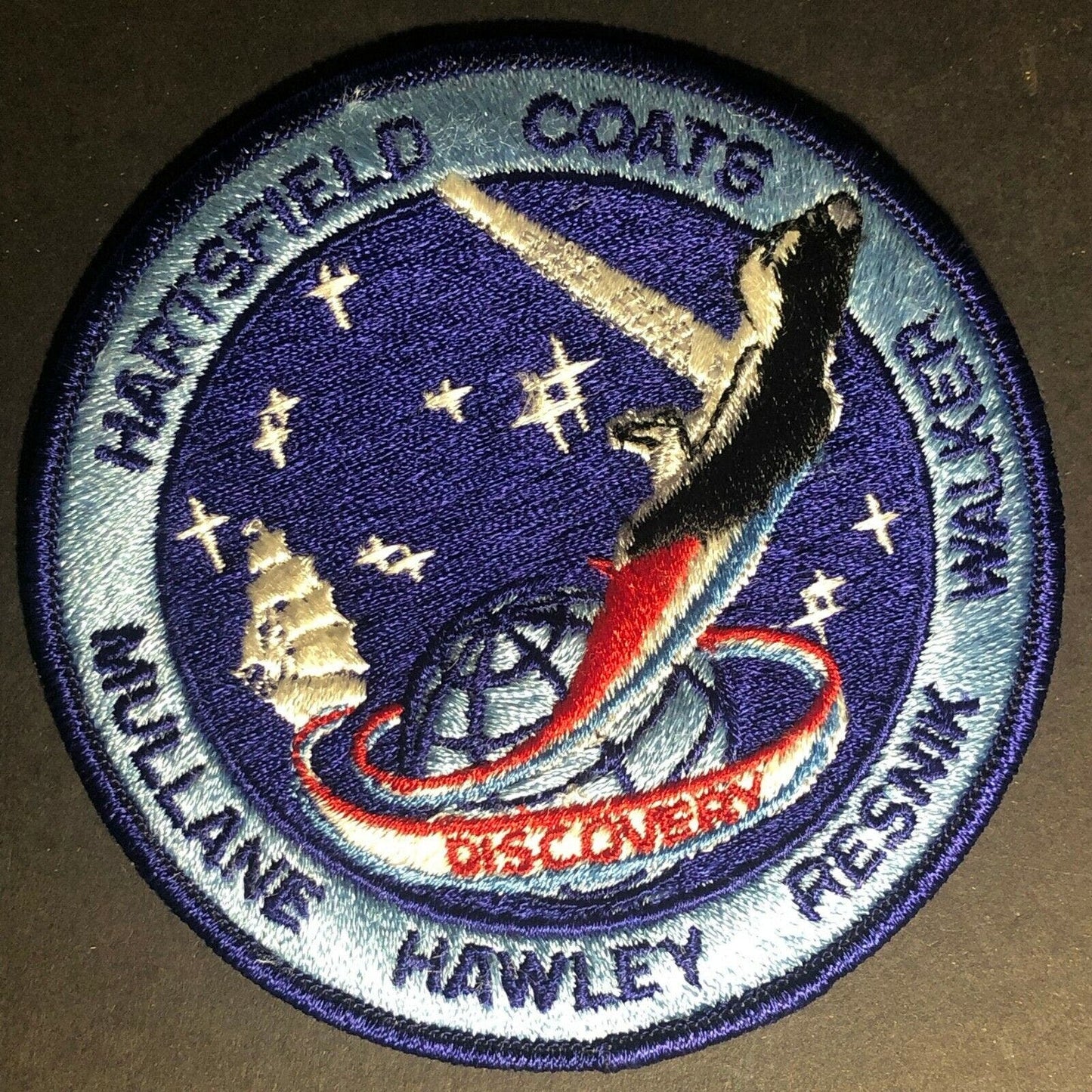 Vintage NASA Space Shuttle Discovery STS-41-D Embroidered Patch