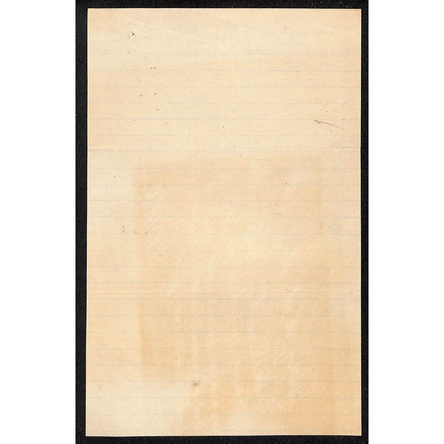 Eddy, NM James Woodford Plain and Fancy Groceries 1894 Billhead Scarce