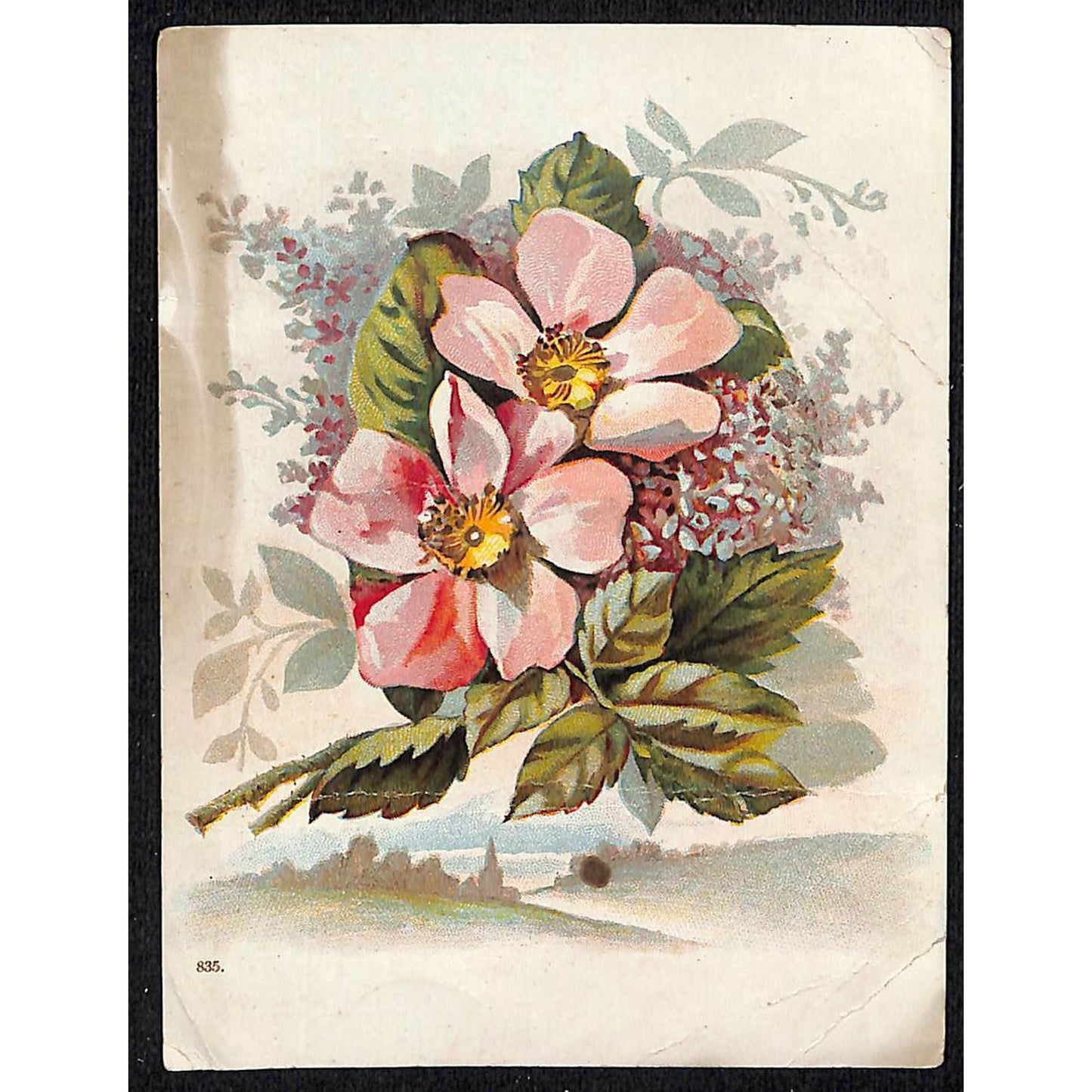 1880-90's Victorian Trade Card Rosemont Heater Stove Morris & Riley Carlisle, PA