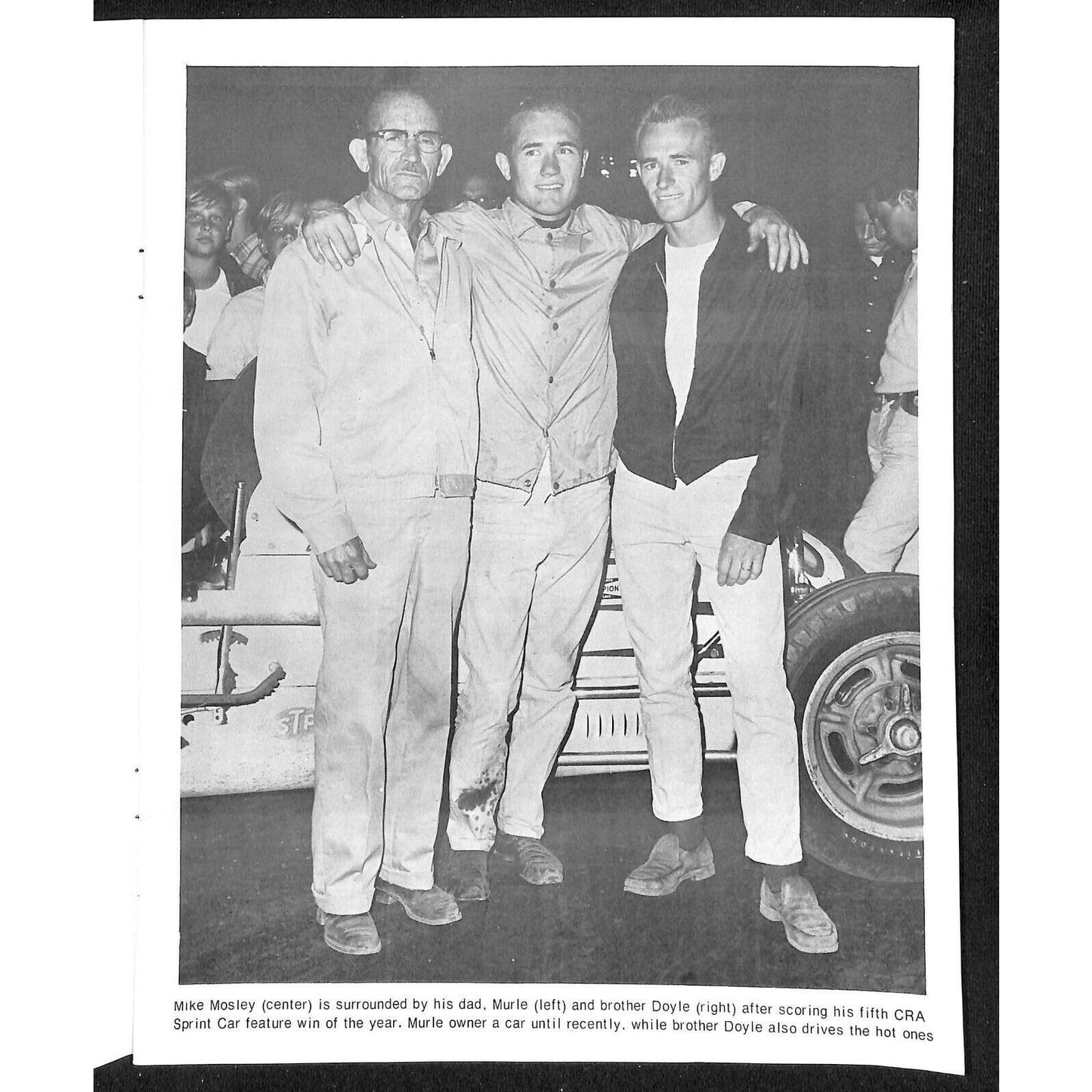 Scarce 9/3 1966 Sprint Car Auto Racing CRA Program Whiteman Speedway 16pp.
