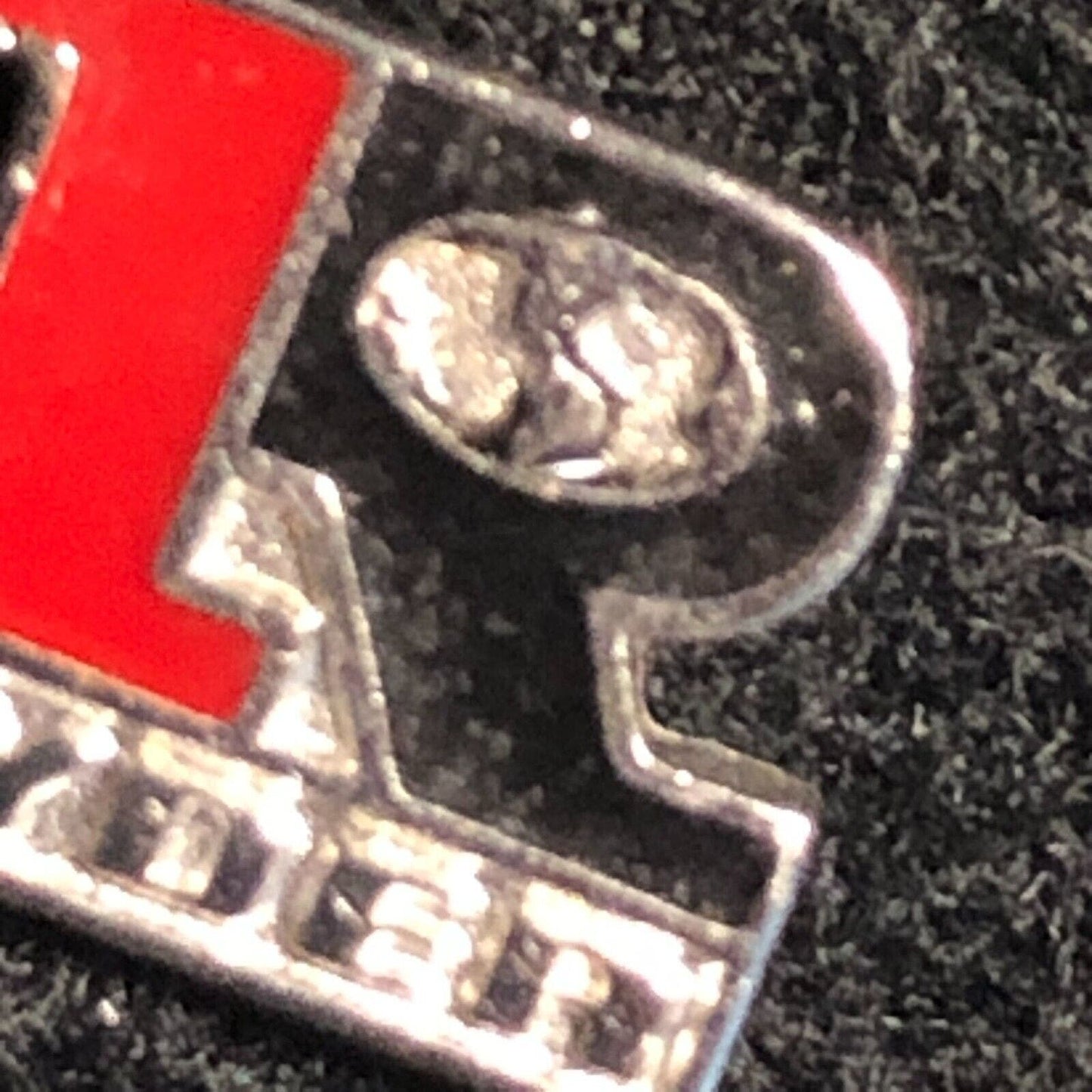 Vintage Ryder Enameled Lapel Pinback / Clutchback Vintage Sterling
