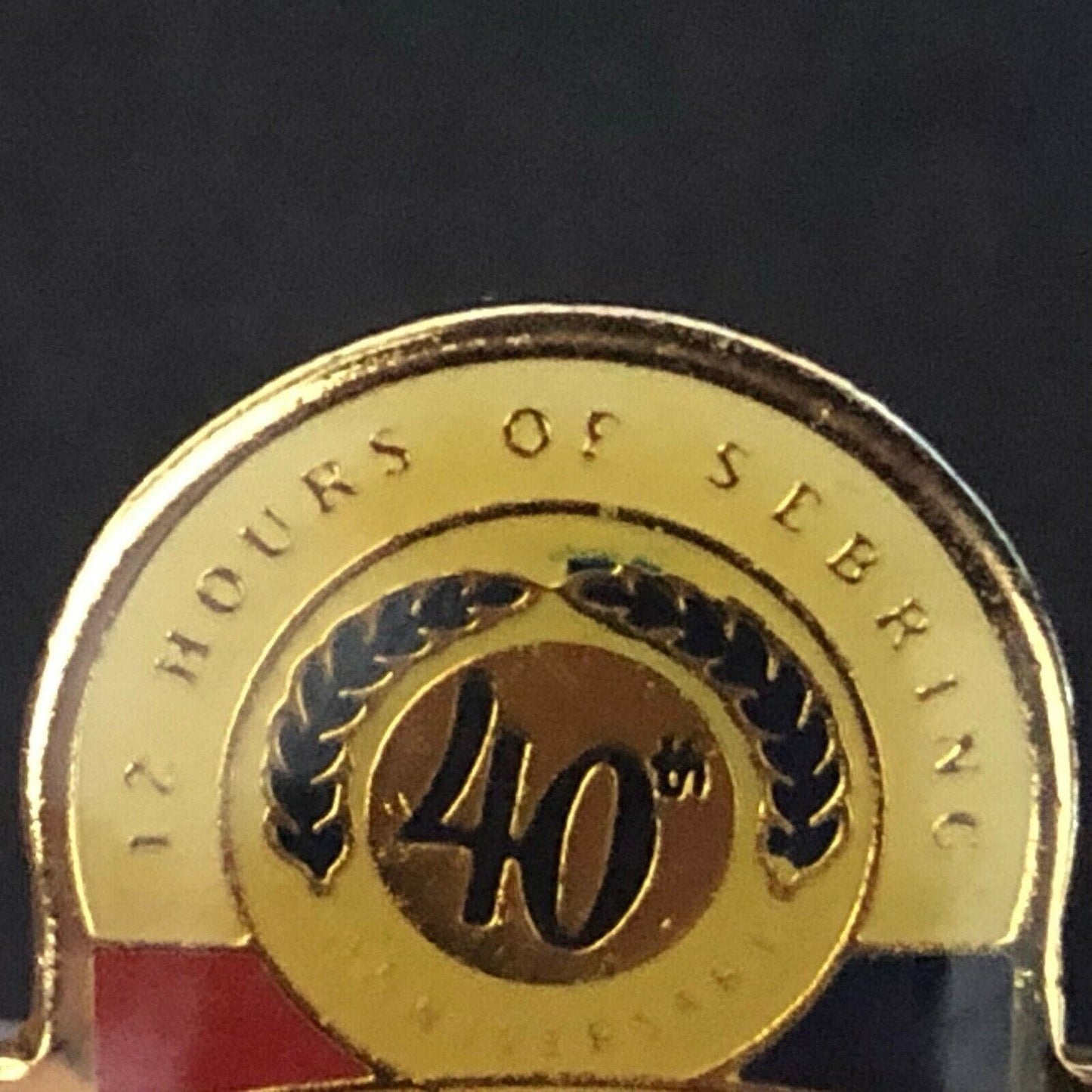 1990 "12 Hours of Sebring" 40th Anniversary Enameled Pin