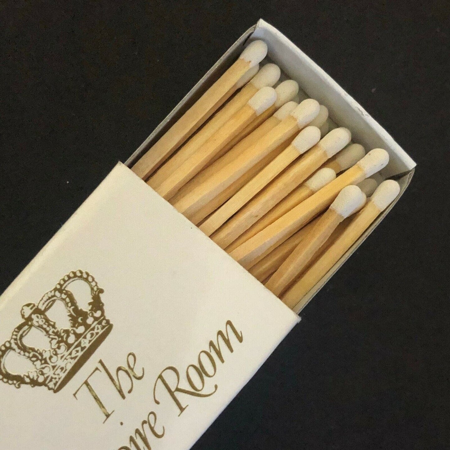 c1970's-80's Wooden Matchbox Matchbook "The Empire Room"