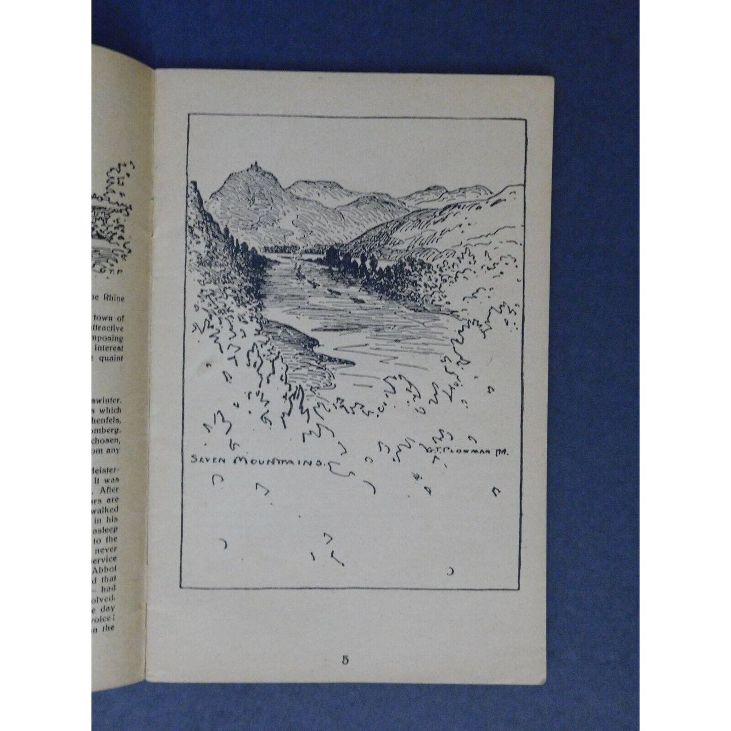 Scarce WWI Era Booklet "The Rhine and it's Legends" YMCA - 32 pgs