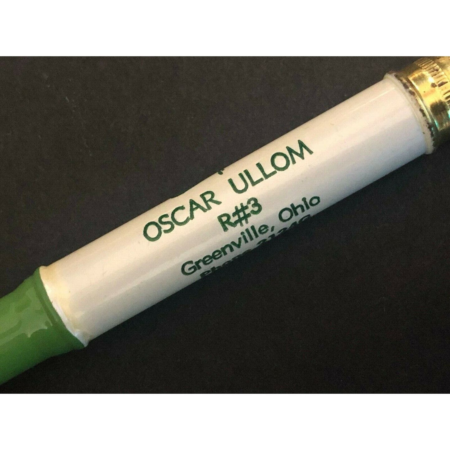 c1930's40's "Baby Chix Seed Oscar Ullom Greenville OH" Advertising Bullet Pencil