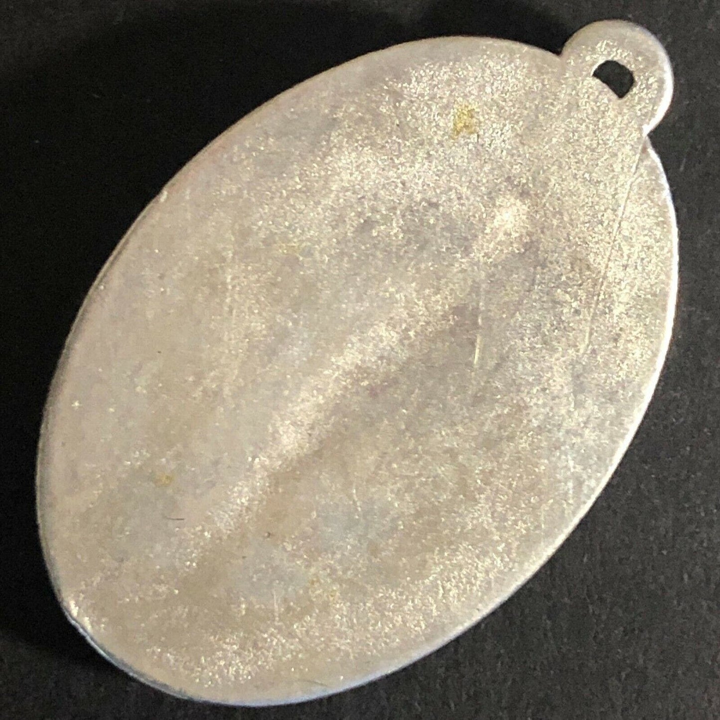 Vintage 39mm Plastic Mary - Born Without Sin - Pray for Us Pendant / Token