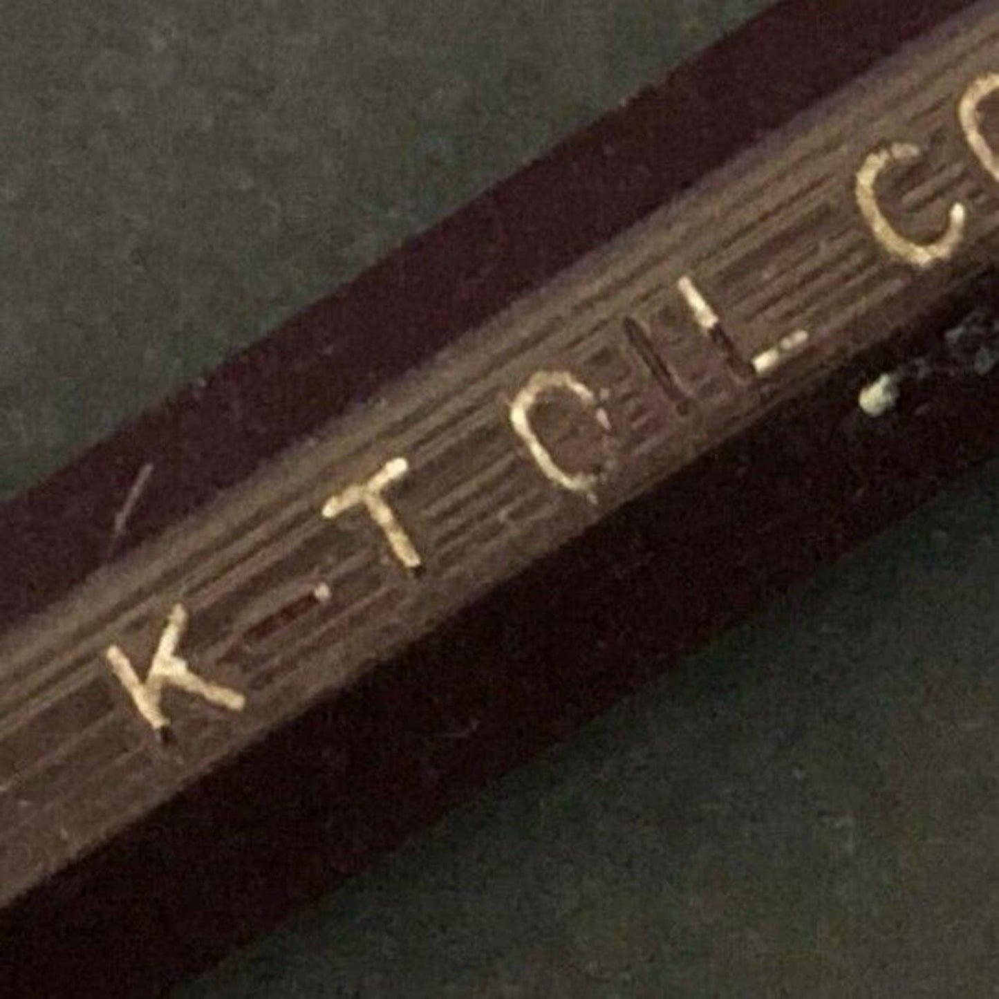 c1940's-50's "K-T Oil Corp" Kansas Tub Kyle Pat Knipe Mechanical Advertising Pen