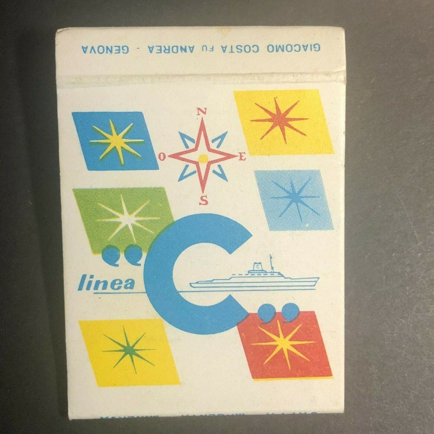 1970's-80's Full Matchbook - Costa Lines Giacomo Costa fu Andrea - Genova