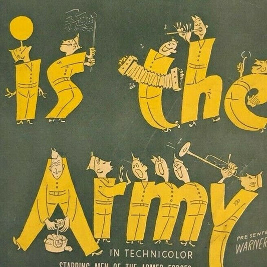 1942 Sheet Music "With my Head in the Clouds" "This is the Army" Irving Berlin