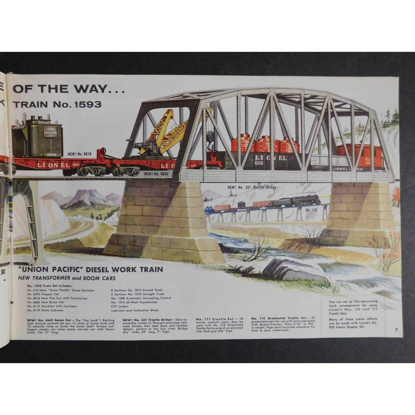 Original 1958 Lionel Trains Canadian Catalog 55pgs. VGC Gary Nelson Coll.