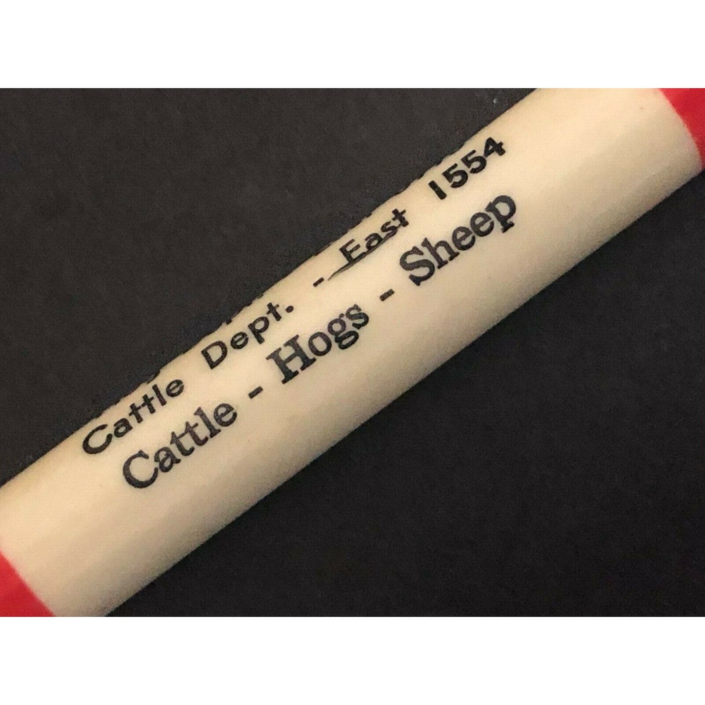c1940's "McNeiley Brothers National Stock Yards, IL" Advertising Bullet Pencil
