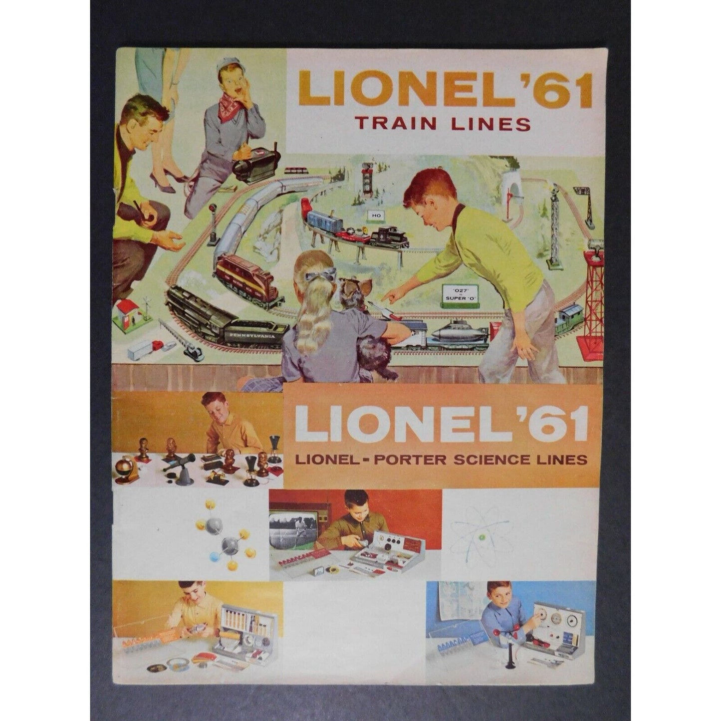 Original 1961 Lionel Porter Science Lines Catalog 71pgs EXC Gary Nelson Coll.
