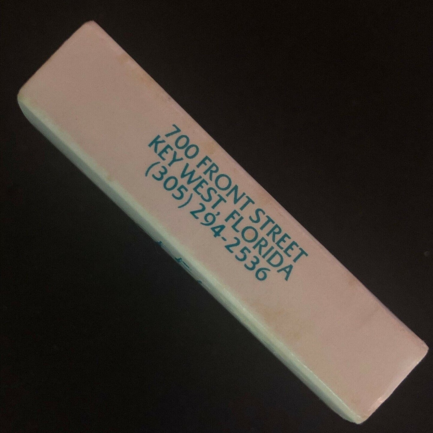 c1970's-80's Wooden Matchbox Matchbook - Lobster House / Raw Bar Key West, FL