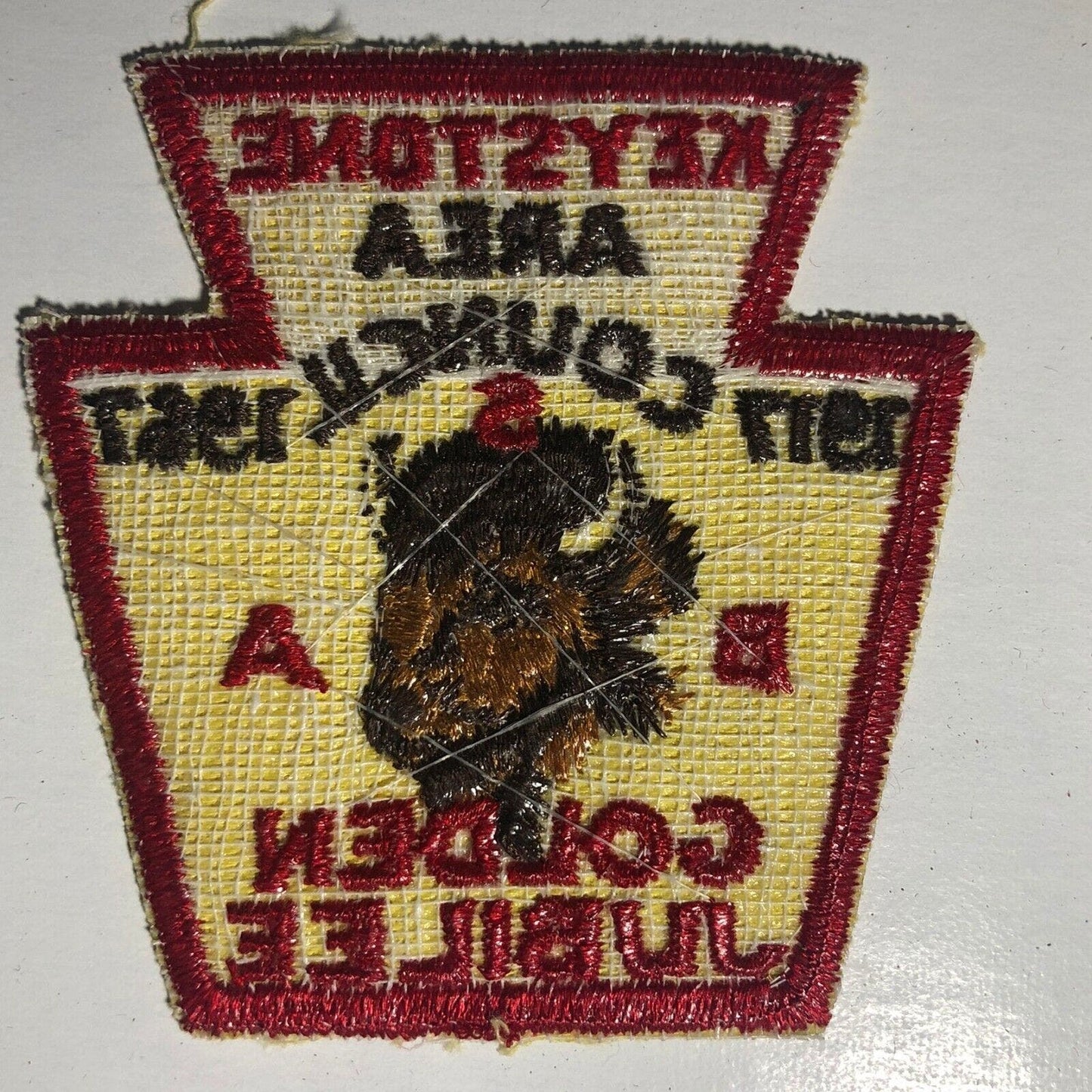 BSA - Keystone Area Council 1967 Vintage Embroidered Patch - Golden Jubilee