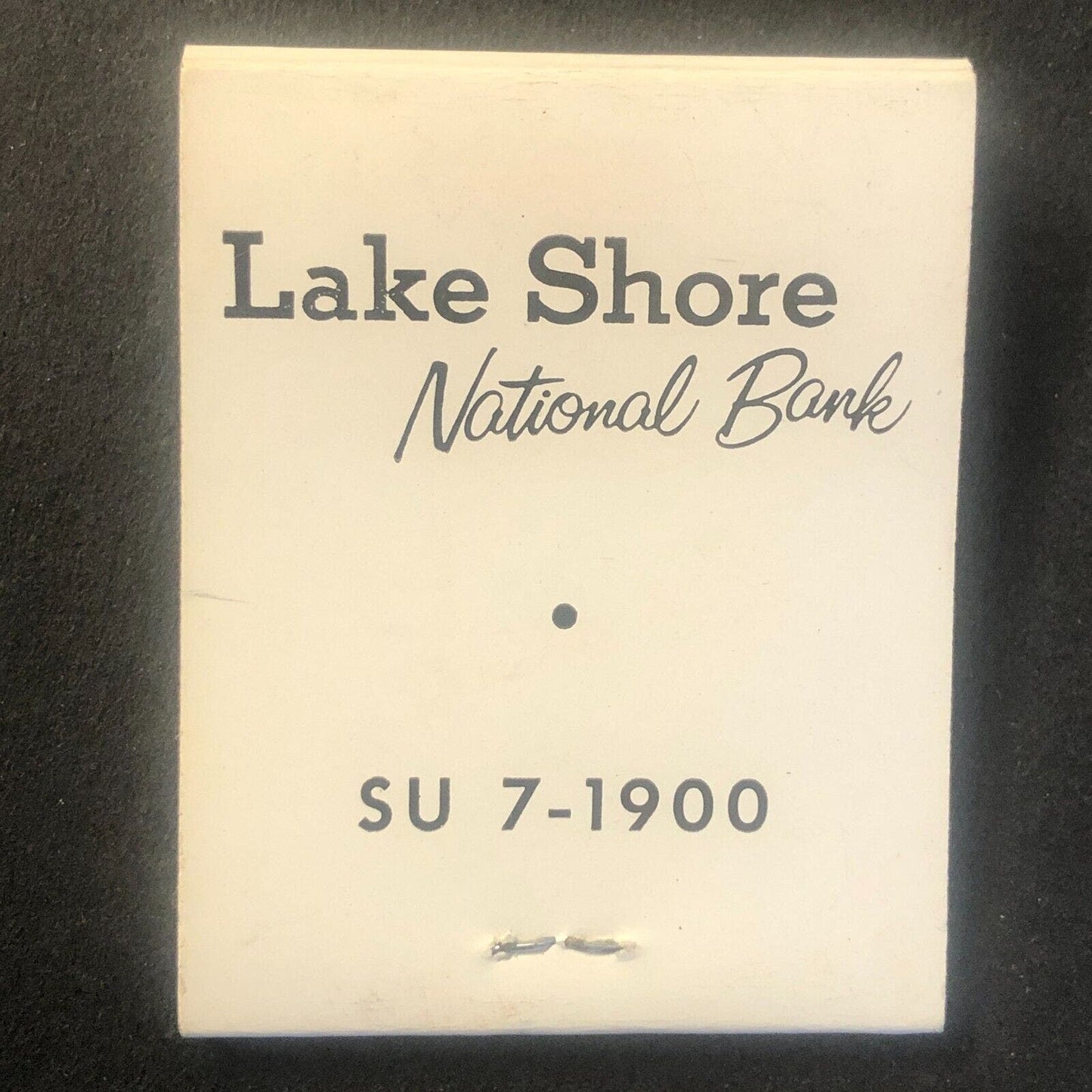 Lake Shore National Bank Chicago Vintage Full Matchbook c1950's-60's Scarce