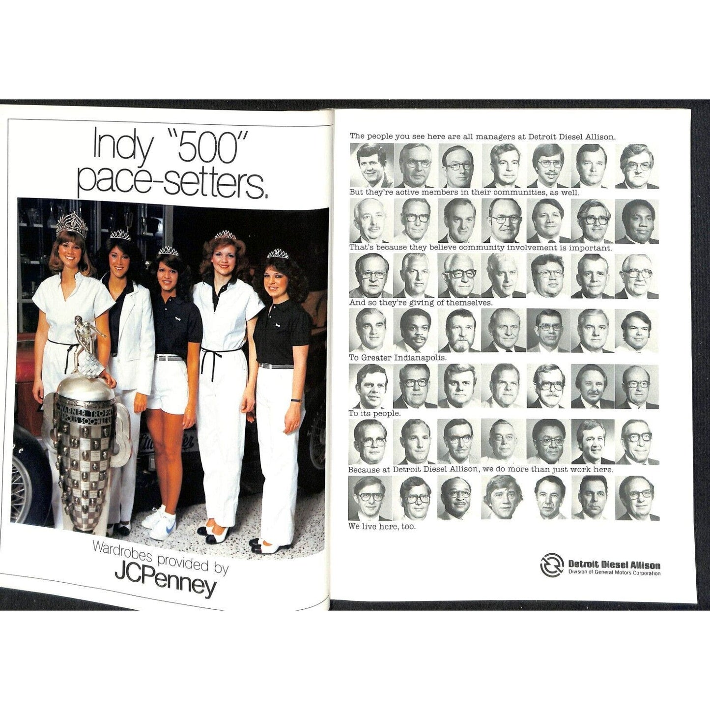 1981 "500" Festival Program +142pp - Indianapolis INDY 500 Many Local Ads - VGC