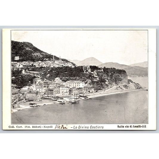 Italian Postcard "Vietri - The Divine Coast" 1901-1907 NP VGC
