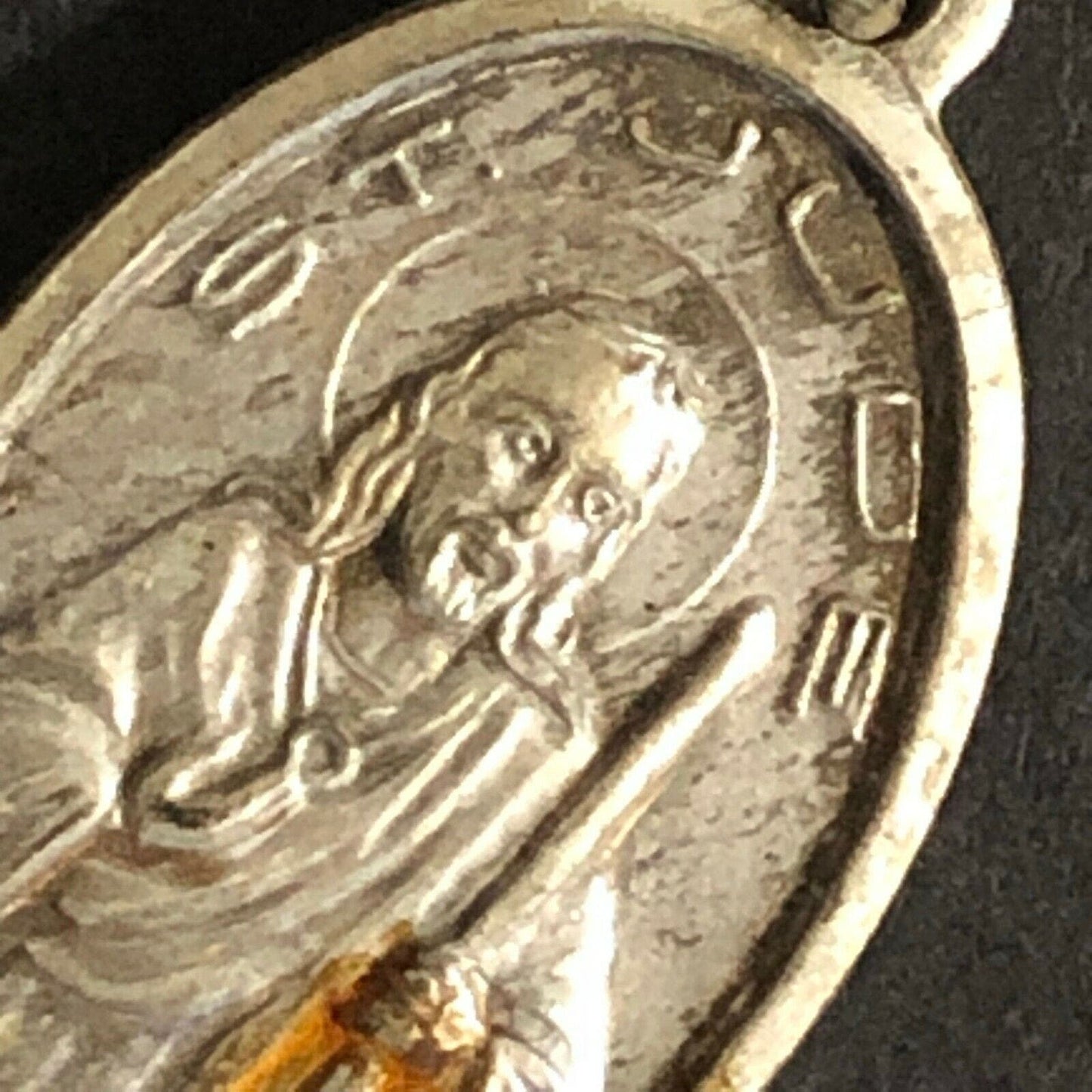 Vintage 24mm 2gm c1960's-70's St. Jude Pendant
