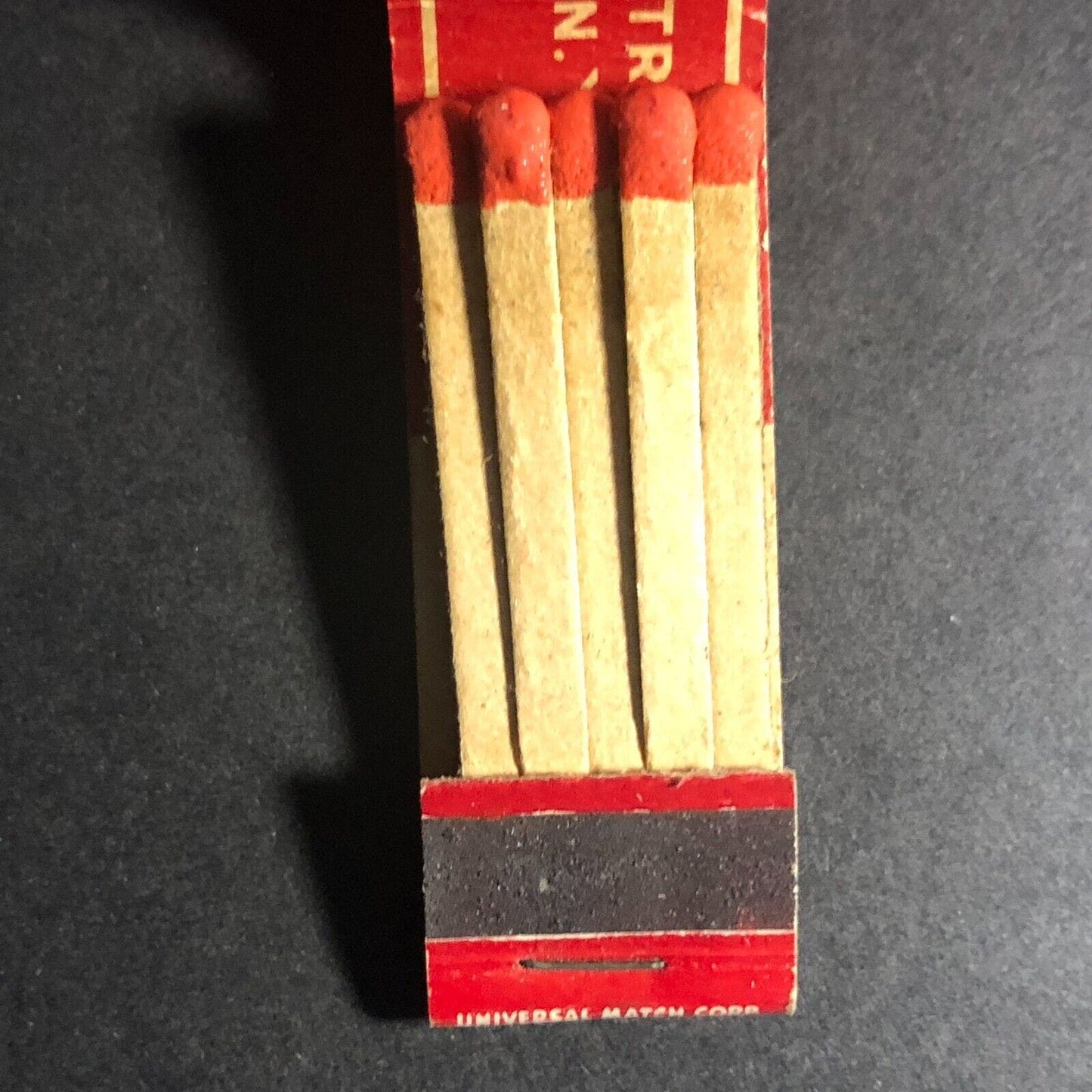 Isley & Son Insurance Watkins Glen, NY Full Matchbook Wooden c1950's-60's