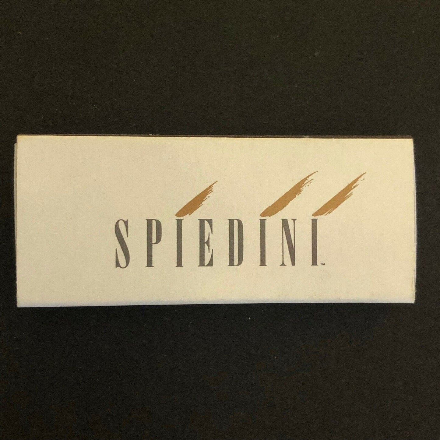 c1980's Wooden Matchbox Matchbook - Spiedini Restaurant Walnut Creek, CA