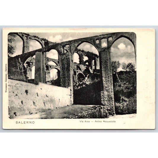 Italian Postcard Salerno Ancient Aqueduct 1901-1907 NP VGC