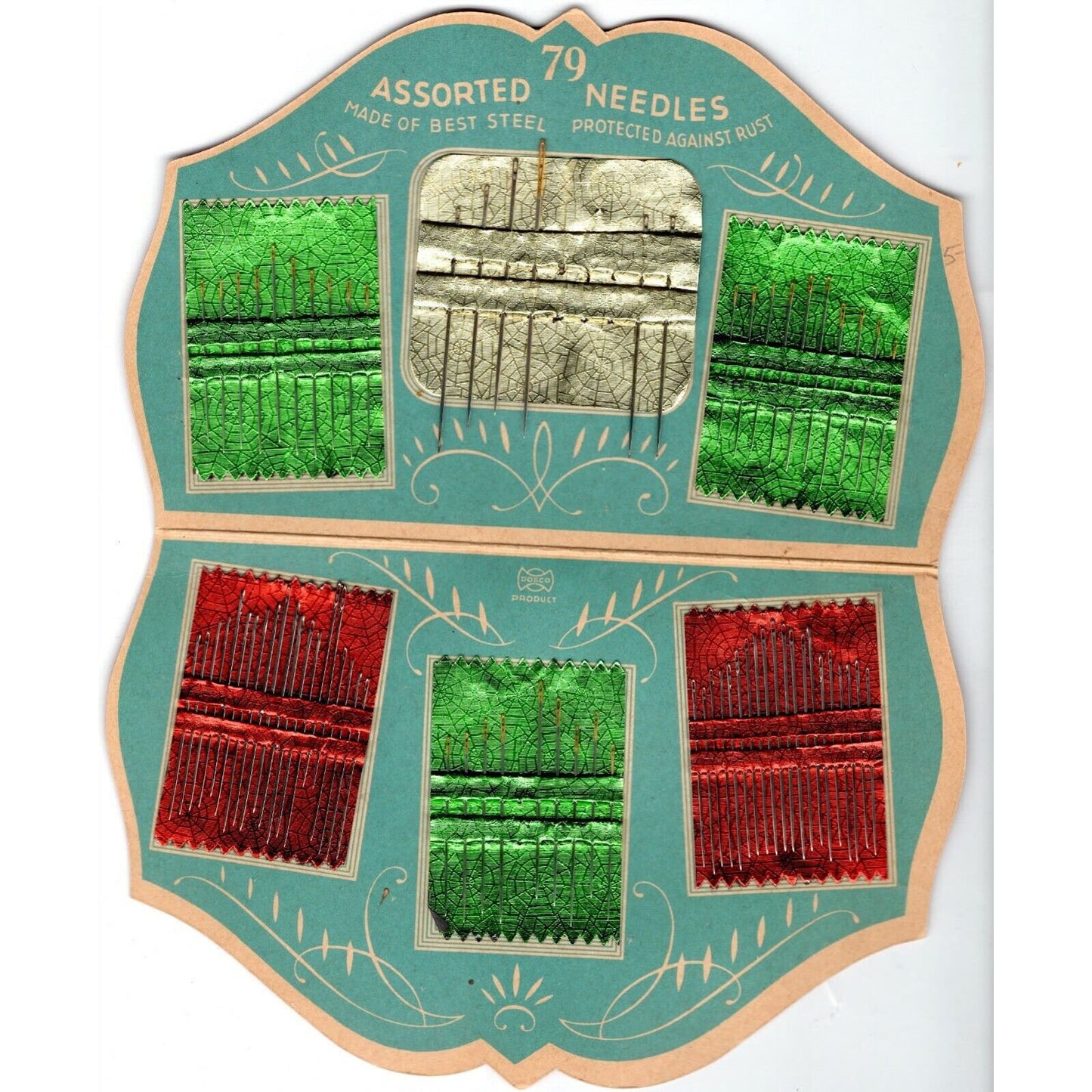 c1920's-30's Vintage Advertising Sewing Needle Book - "Woolworth Building"
