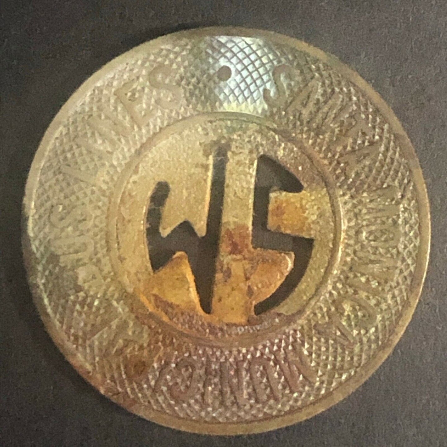 c1950's 23mm Santa Monica Municipal Bus Line Brass Token California