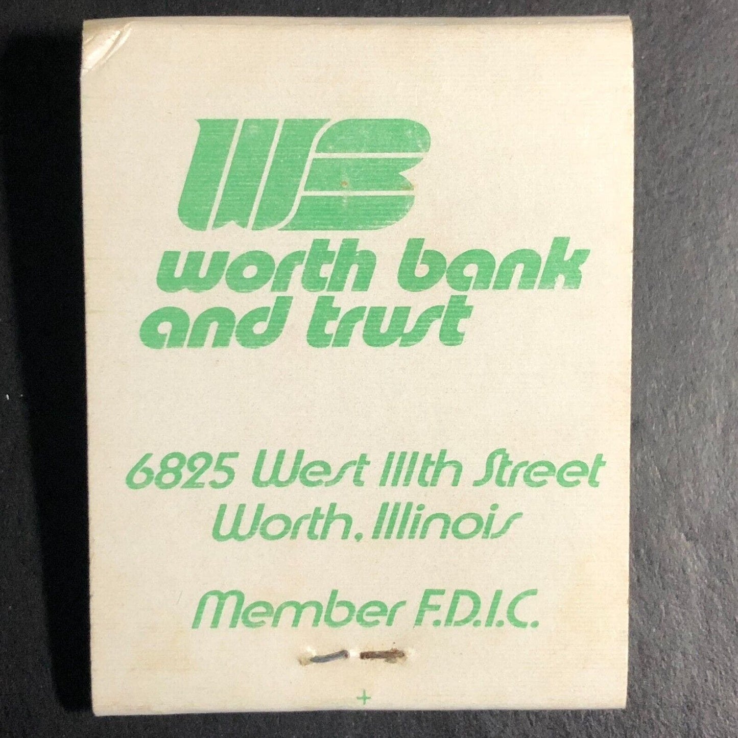 Worth Bank and Trust Illinois Full Matchbook Auto Loans c1968-73