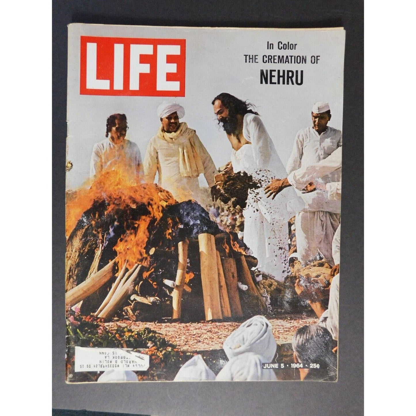 Life Magazine June 5 1964 - Cremation of Nehru - 130 pgs.