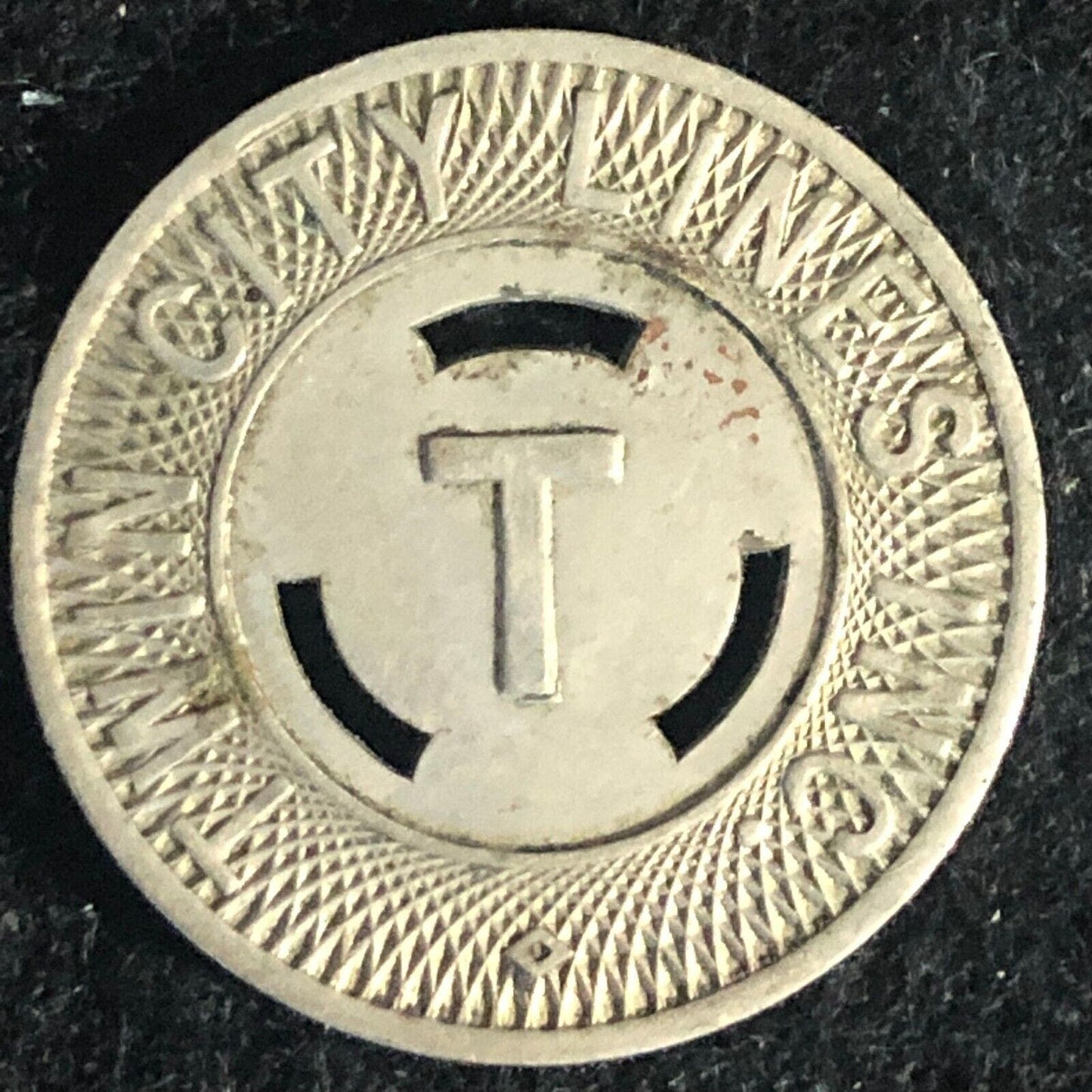 Twin City Lines, Inc. (Winston-Salem) G/F One Fare Token - 23mm