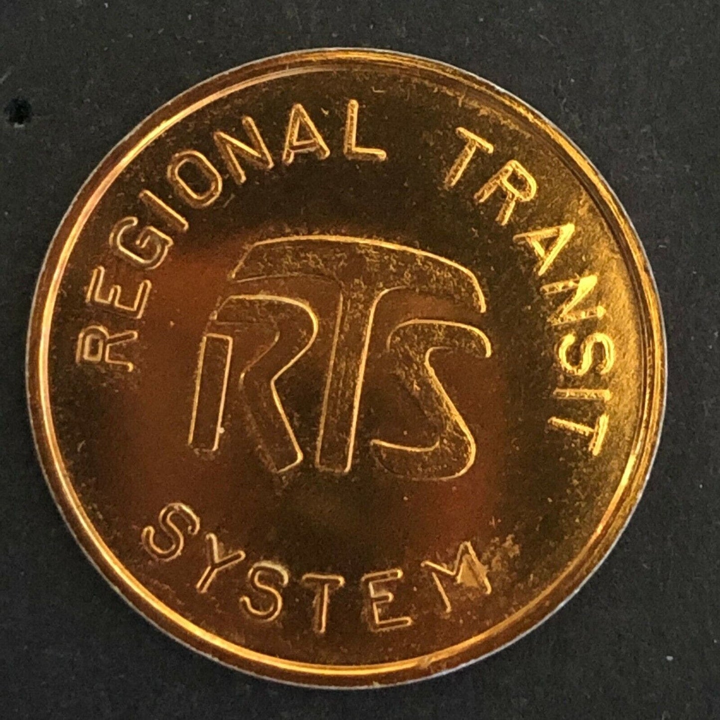 Scarce Aluminum Regional Transit System RTS Gainesville, FL One Fare Token 25mm