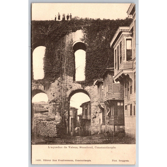French Postcard Aqueduct of Valens Stamboni, Constantinople 1901-1907 NP VGC