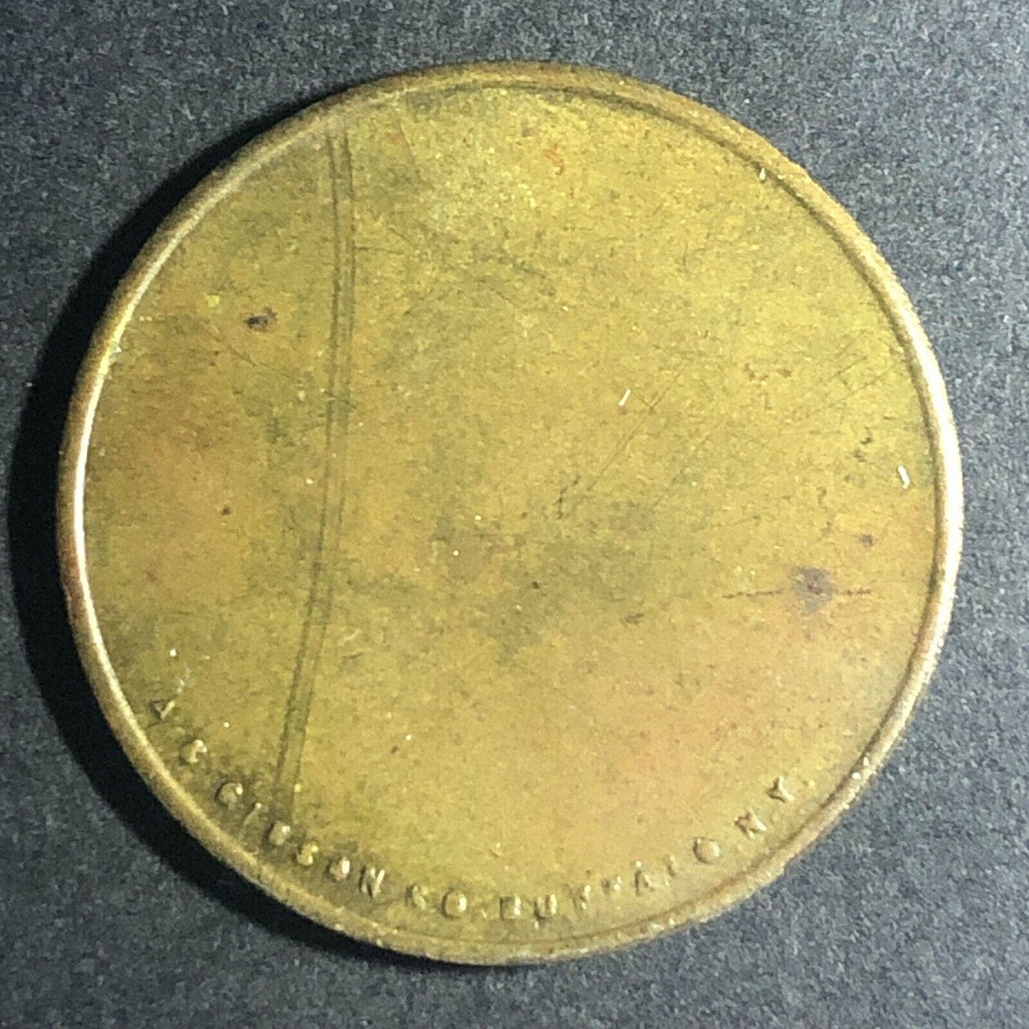 Jack Claypoole 15 Homer & Hertel (Buffalo, NY) Brass 26.6mm Scarce