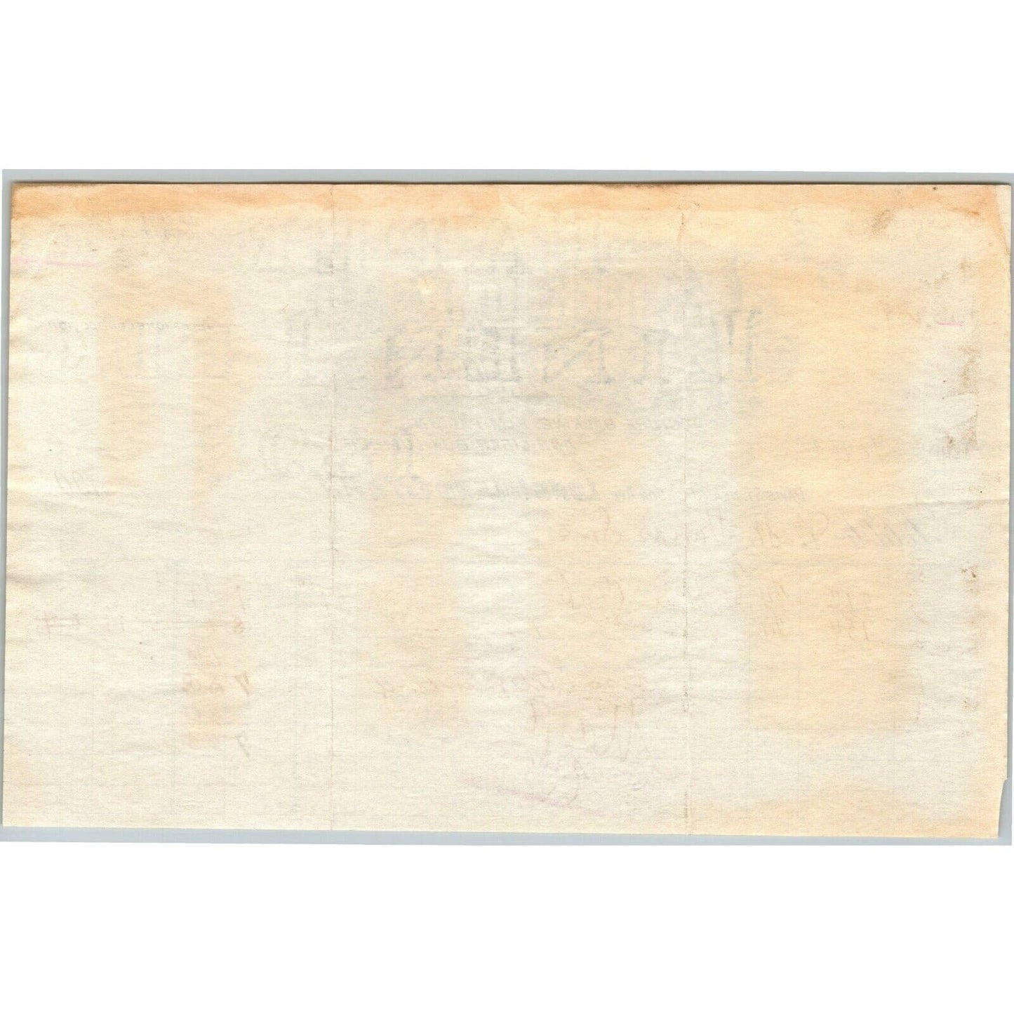 190? Vossnack Lumber Co. Letterhead Long Island City, NY "Cigar Box Lumber"
