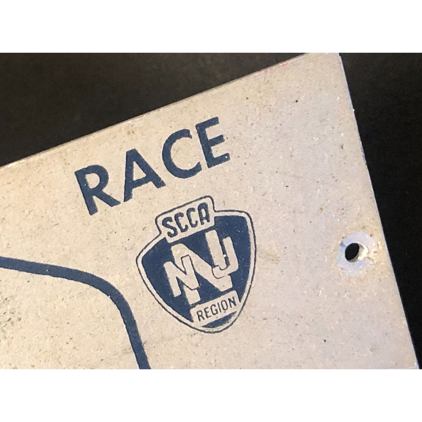 SCCA NNJR Regional Race Lime Rock 1964 Alum. Dash Wall Plaque