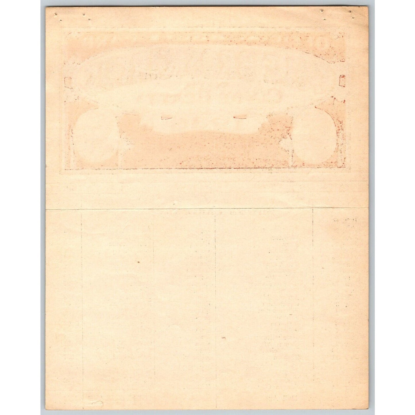 1936 Cole Bros with Clyde Beatty Circus Route Card OH IN IL IA MO