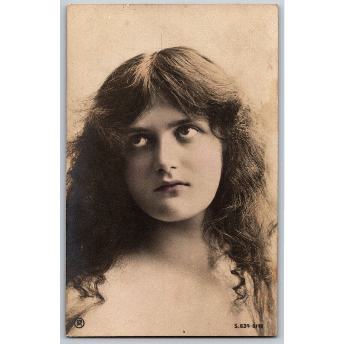 c1910 Vintage Russian RPPC* Stage / Screen / Theatre Actress Postcard (4484)