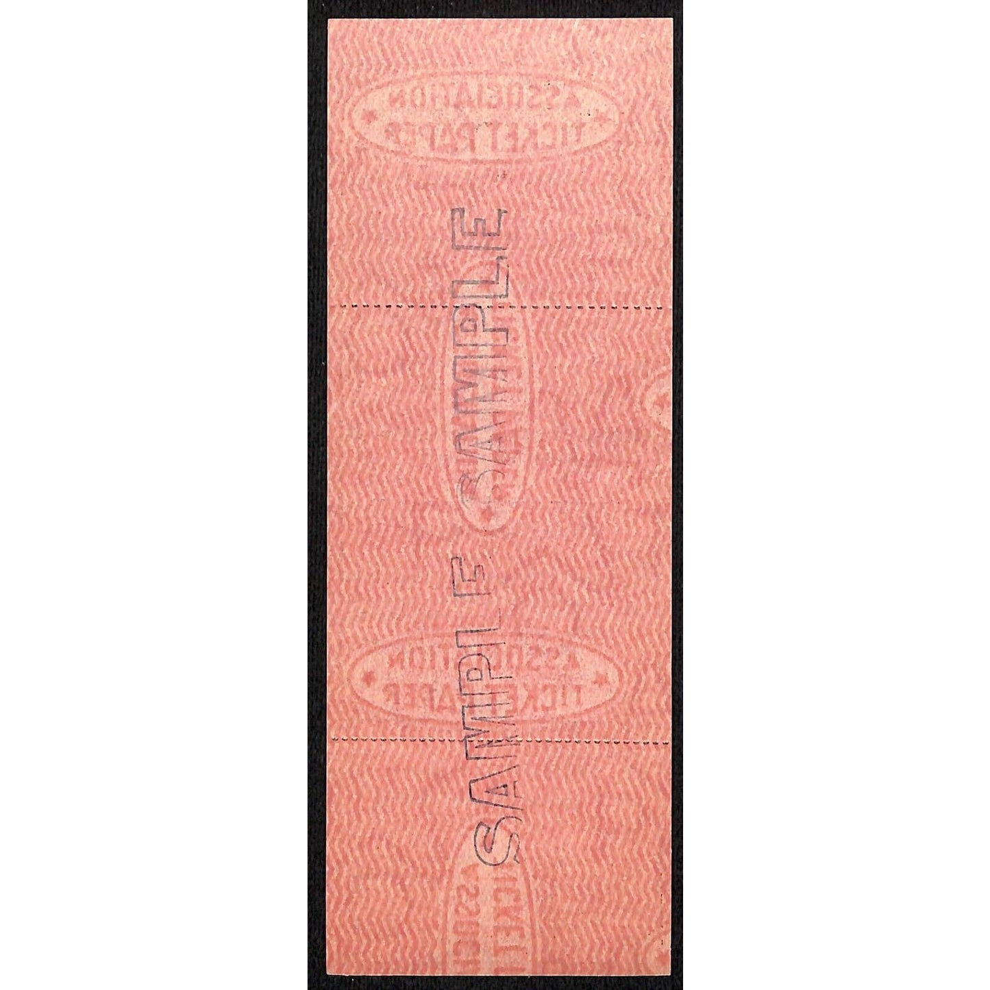 New York Central Railroad RR Canada Unused SAMPLE Excursion Ticket c1967 #49328