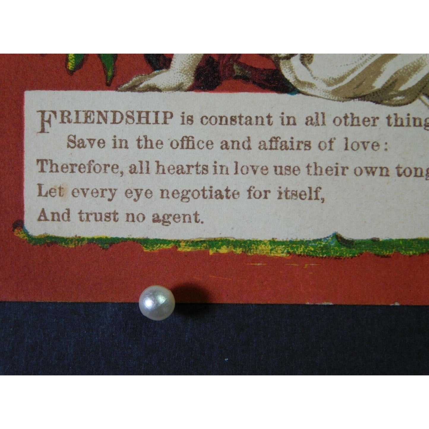 Victorian 1800's Advertising Trade Card - Dr. Jayne's Expectorant - Paris, MI