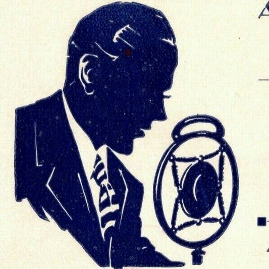 c1920's -1930's Ink Blotter I.G. Carpenter / Abbotts Ice Cream / KYW 7.45 Radio