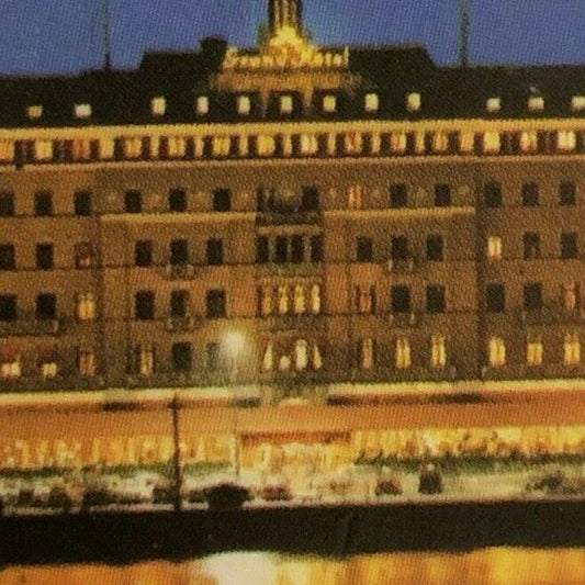 c1980-90 's Vintage Wooden Matchbox Matchbook "Grand Hotel" Stockholm