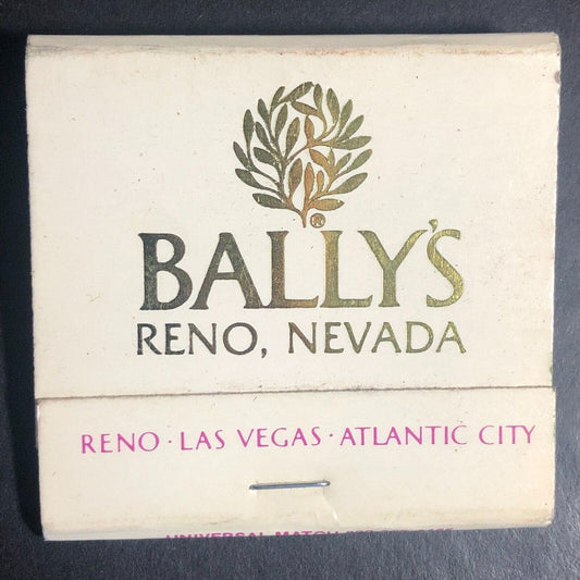Bally's Reno Nevada "The Steak House" Full Matchbook c1985-95