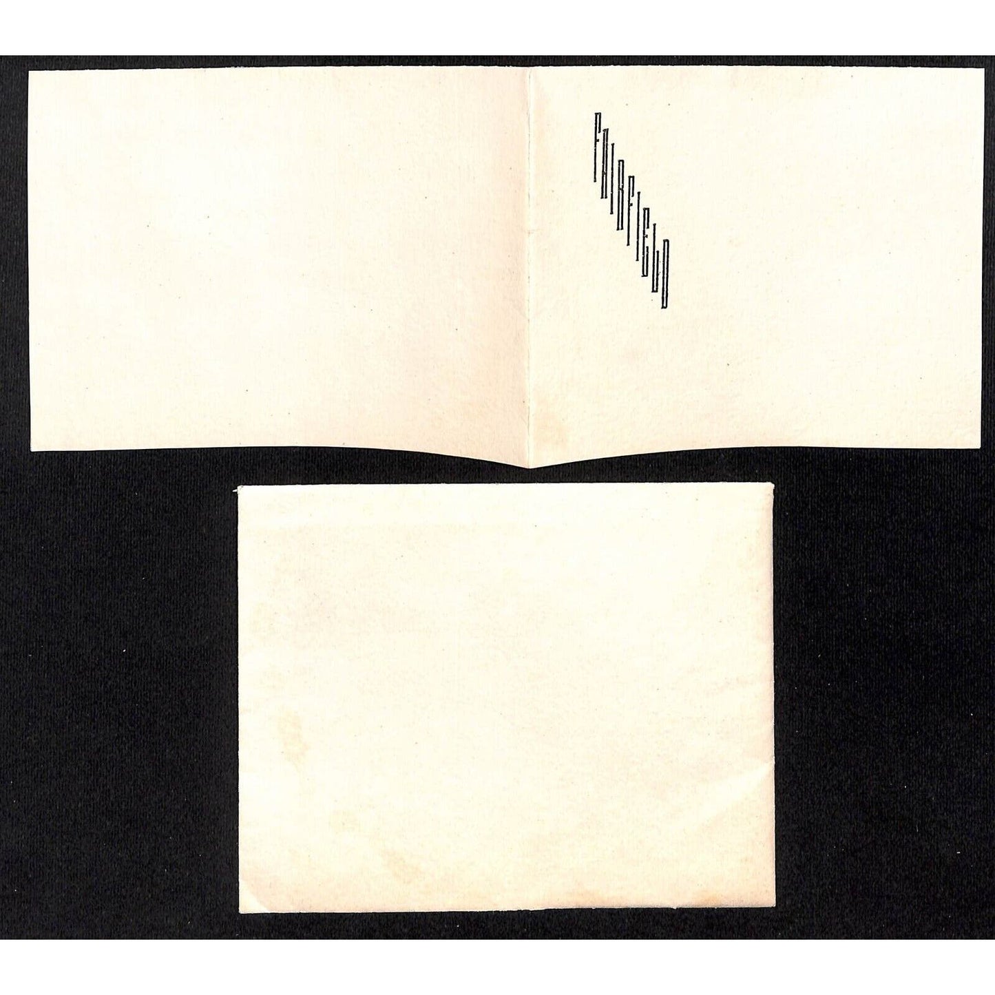 Fairfield High School 1936 Commencement Invitation "Edith May Fultz"- Raphine VA